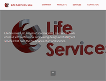 Tablet Screenshot of lifeservicesllc.com